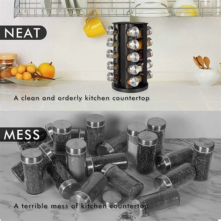 Countertop Revolving Spice Rack factory